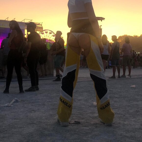 Namilia yellow motocross chaps - Picture 2 of 10